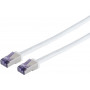 Shiverpeaks Cat6a S/FTP Flex Patch Cable RJ45, 7.5 m, White
