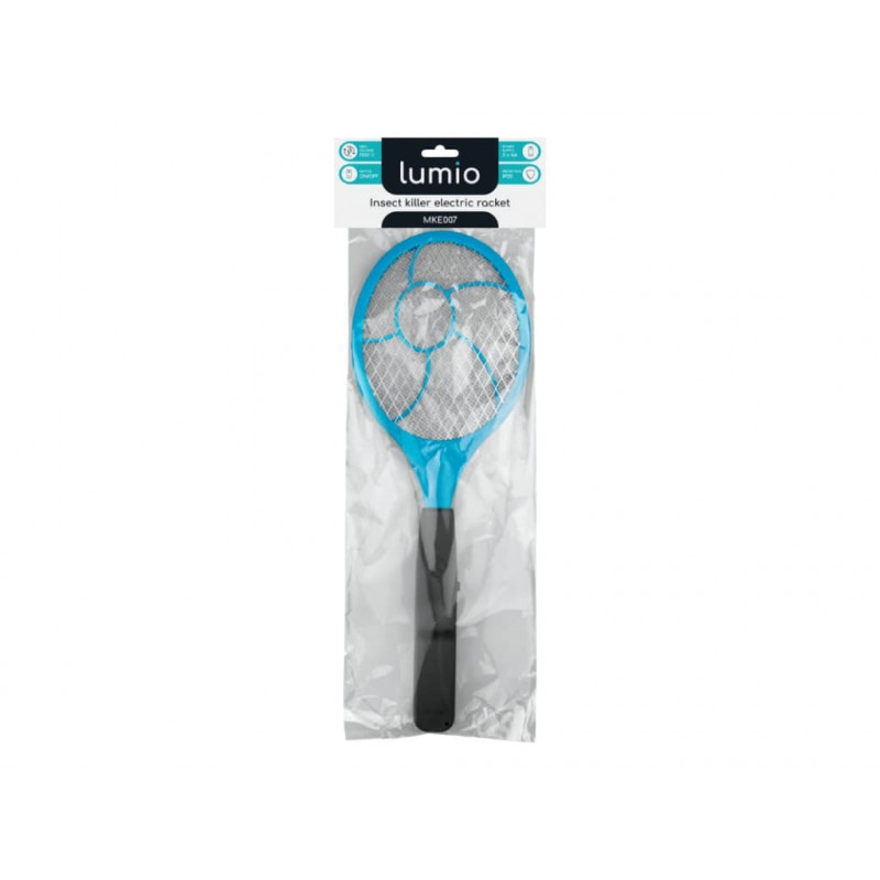 LUMIO electric mosquito racket (MKE007), 2xAA, blue