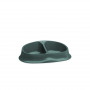 Stefanplast Feeding bowl double Chic 0.25+0.25L 27x17.5x7.2cm green