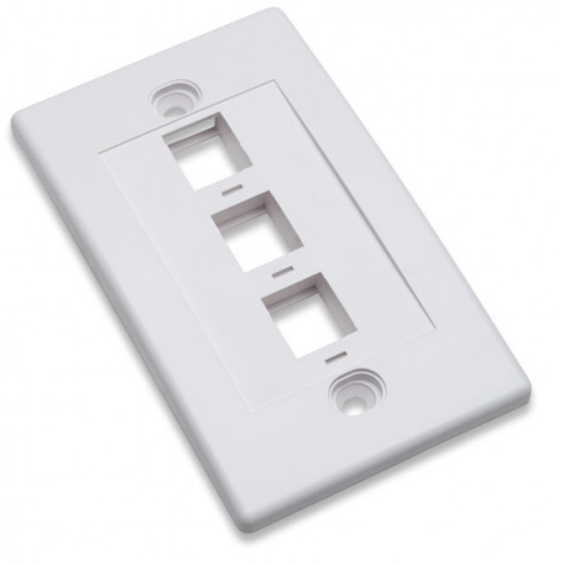 Intellinet 163309 Surface Mount Box 3x Keystone