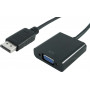 Secomp DisplayPort to VGA Adapter Cable, DP Male to VGA Female (11.55.3201)