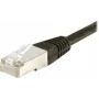 Exertis Connect Snagless Cat6 S/FTP Patch Cable RJ45, 10 m, Black