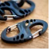 Mil-Tec S-Hook Carabiner Set – Black