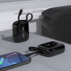Dudao K32 Powerbank 22.5W 10000 mAh with Built-in USB-C/ Lightning Cable - Black