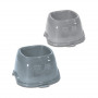 Stefanplast Feed bowl Break 9 0.7L 19x19x11cm assorted grey/blue