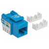 Intellinet 210546 Keystone Module RJ45 UTP Cat5e, Punch-Down, blue