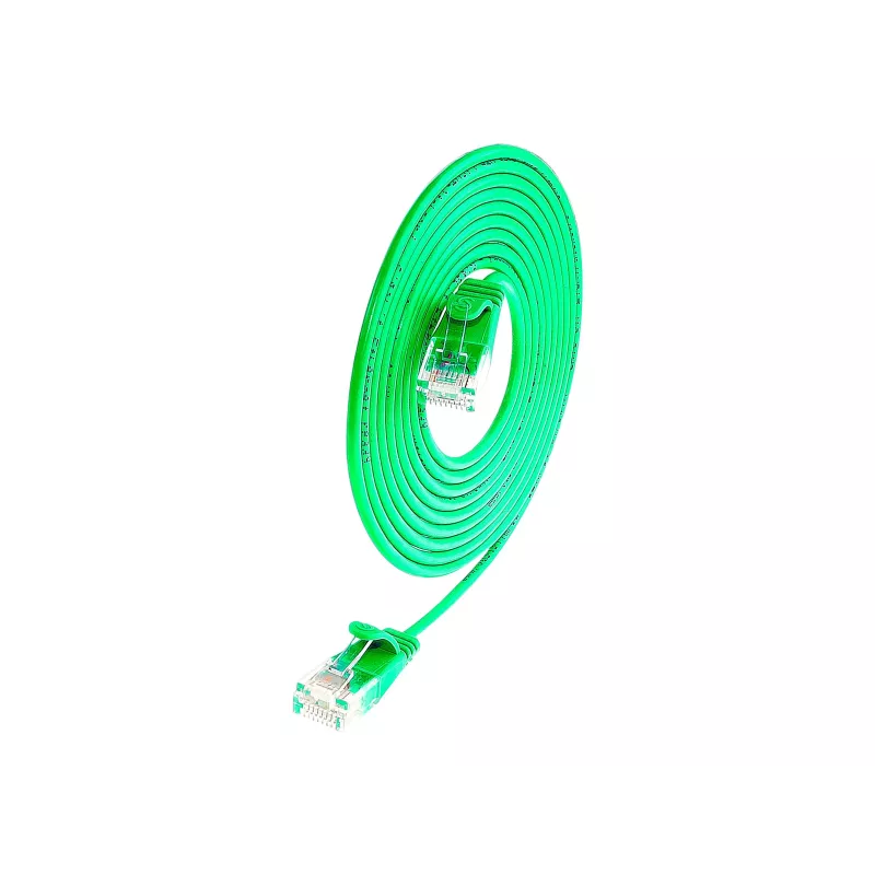 Wirewin Slim Cat6 U/UTP Patch Cable, 2 m, Green