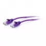 C2G Cat6a Slim Patch Cable 28AWG, 1.5 m (5 ft), Purple (30190)