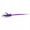 C2G Cat6a Slim Patch Cable 28AWG, 1.5 m (5 ft), Purple (30190)