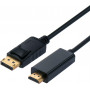Secomp STANDARD DisplayPort Cable, 2 m, Black (11.55.3676)
