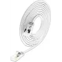 Wirewin Slim Cat6a Light Patch Cable, Round, U/FTP, Ø 3.8 mm, White (PKW-LIGHT-STP-K6A 0.15 WS)