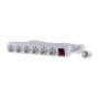 Mercodan Schuko Power Strip with 6 Outlets (584420025)