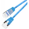 Wirewin Slim Cat6a U/FTP Patch Cable RJ45, 0.25 m, Blue