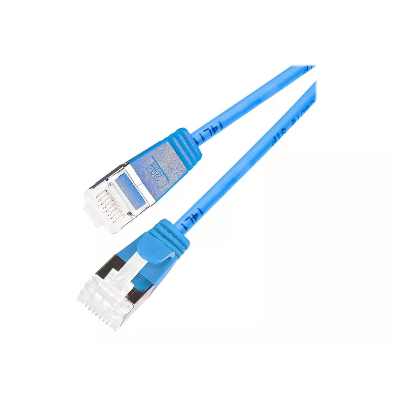Wirewin Slim Cat6a U/FTP Patch Cable RJ45, 0.25 m, Blue