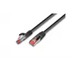 Wirewin Cat6 S/FTP Patch Cable, 0.25 m, Black