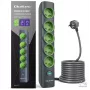 Qoltec Power Strip with Illuminated Switch, 5 Earthed Sockets, 1.8 m