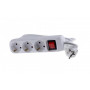 Mercodan Schuko Power Strip with 3 Sockets (584420013)