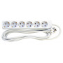 Mercodan Schuko Power Strip with 6 Sockets (503800027)