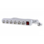 Mercodan 6-outlet Schuko power strip (503800009)