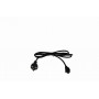 Mercodan DK power cable, 1.8m, black