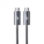 TB Braided USB 3.2 Gen 1 Cable USB-C to USB-C, 1 m, 100 W, Black