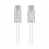 Forcell USB Cable USB-C to USB-C, 2 m, 240 W, White