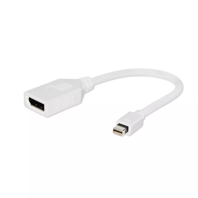 Gembird Mini DisplayPort to DisplayPort Adapter, White