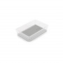 KIS Box Sistemo Organizer 7 22.5 x 15.5 x 5 cm transparent/light grey
