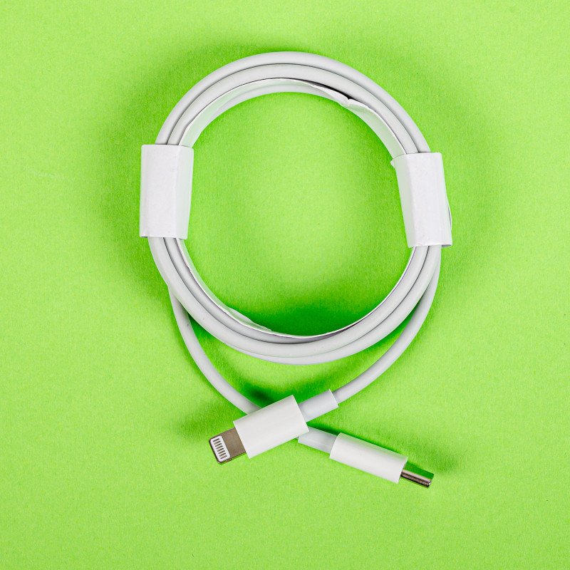 Gizzu USB-C to Lightning Cable, 1.8 m, 27 W PD, White (GCPU2L18)