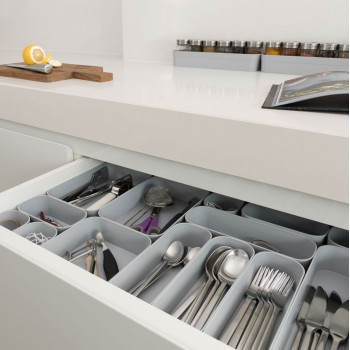 Curver Infinity Recycled Box L 30x8x5cm grey