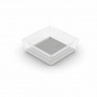 KIS Box Sistemo Organizer 6 15 x 15 x 5 cm transparent/light grey