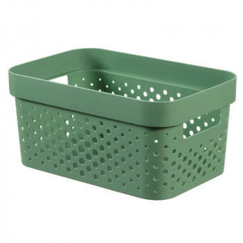 Curver Infinity Recycled Box 4.5L 27x19x12cm, green