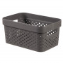 Curver Infinity Recycled Box 4.5L 27x19x12cm, dark grey