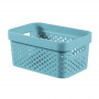 Curver Infinity Recycled Box 4.5L 27x19x12cm, blue