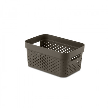 Curver Infinity Recycled Box 4.5L 27x19x12cm, brown