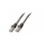 Mercodan Patch cable KAT6 UTP, Black (371228020)
