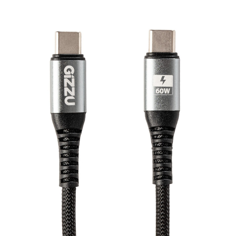 Gizzu USB-C to USB-C Cable 60W 480Mbps, 1 m