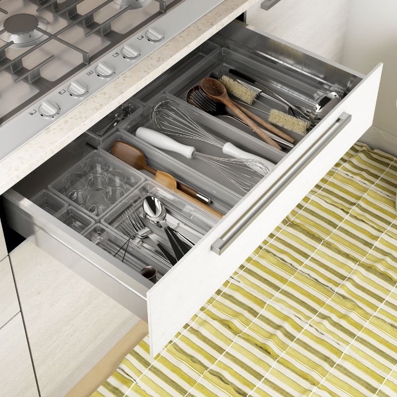 KIS Box Sistemo Organizer 2 15 x 7.5 x 5 cm transparent/light grey