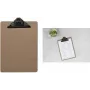 EUROPEL Menu Clipboard, DIN A4 Landscape, Natural MDF, Rounded Corners, 1 pc
