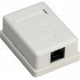 Goobay RJ45 Network Outlet, White (77632)