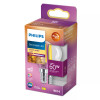 Philips LED Classic WarmGlow Bulb 60W E14, Drop Shape, Clear, Dimmable
