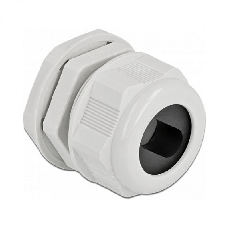 Delock Cable gland PG29 for flat cable grey 2 pieces