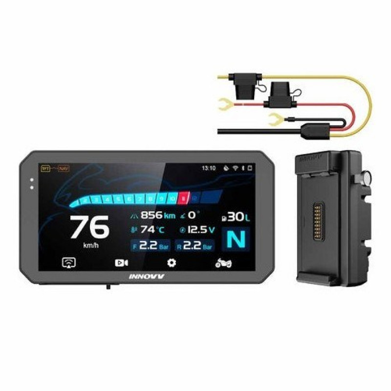 INNOVV N3 Universal Quick-Release Motorcycle Smart Display with CarPlay, Cameras and TPMS