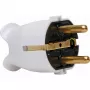 Kopp plastic safety plug, for 3x1.5mm², arctic white