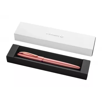 Pelikan Jazz Noble Elegance Rollerball Pen, Rosé, with Cap, Lacquered Upper and Lower Part (400197462)
