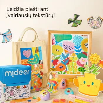 Mideer Acrylic Brush-Tip Markers in Case, 24 Colours
