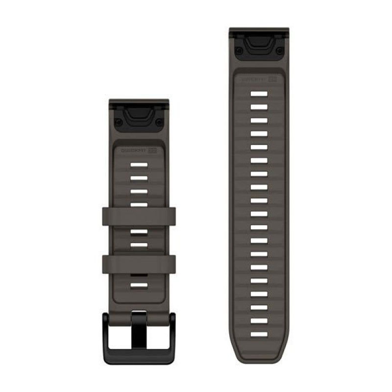 Garmin QuickFit 22 Watch Bands, Pebble Grey Silicone [010-14559-00]