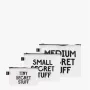LOQI SNASK Pouch Set – Transparent Secret and Classified (3 pcs.)