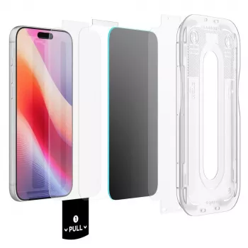 Spigen Glas.TR EZ Fit Pro HD AC Privacy Screen Protector for iPhone 18 Pro Max, 2-Pack