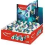 Maped Pyramide DRAGON Plastic Eraser, White, Triangular, Phthalate- and PVC-Free, 24-Piece Display (119527)